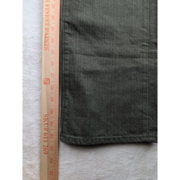 Lands' End Regular Fit Coupe Simple Olive/Green jeans Mens size 36x34 NWT - Picture 6 of 15